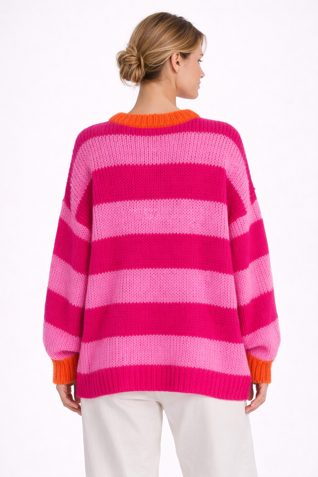 Elena Stripe Knit Sweater