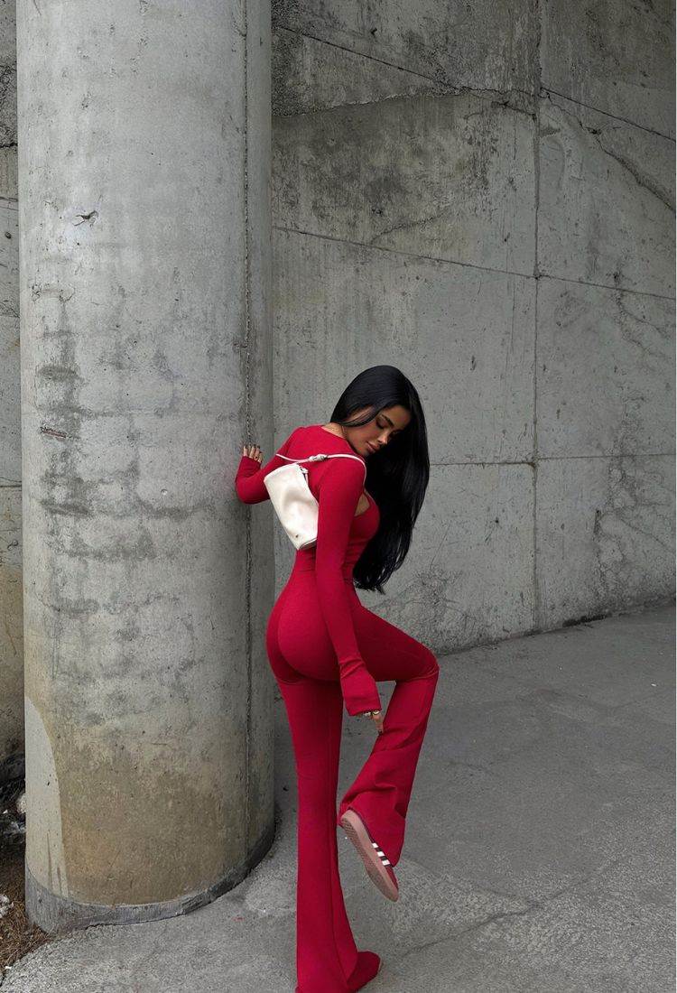 Aria Active Flare Jumpsuit Set